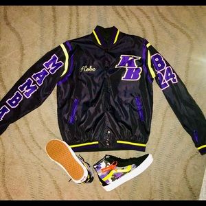 Kobe bomber jacket and matching vans size medium